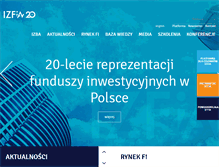 Tablet Screenshot of izfa.pl